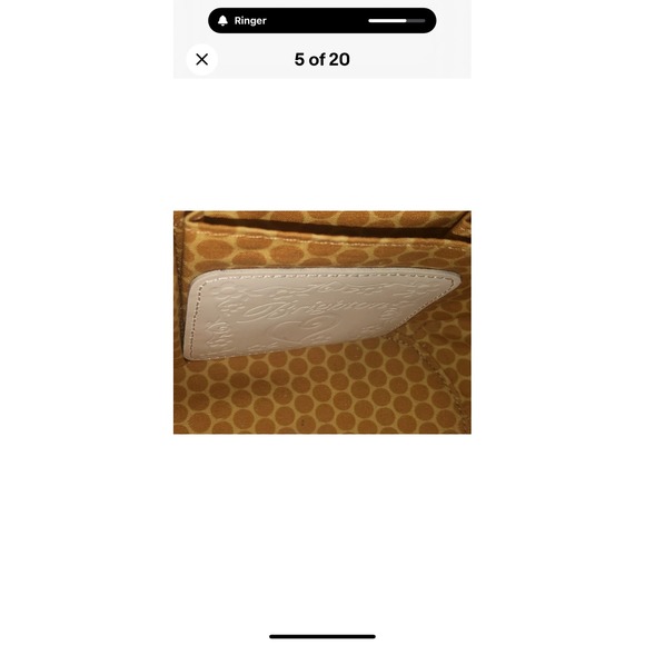 Brighton Bags Brighton Straw Shoulder Bag‎ with Leather Flower - Picture 3 of 9